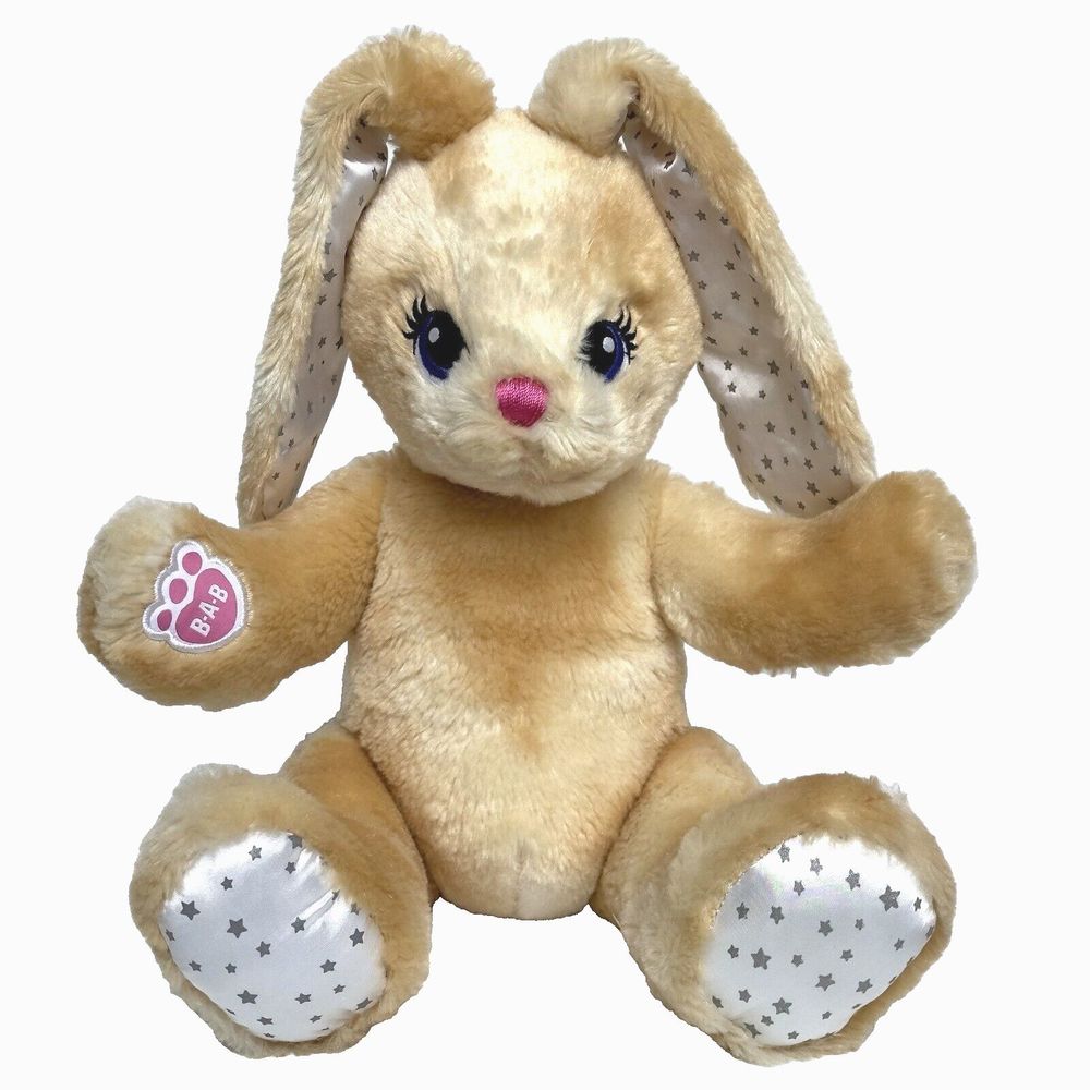 Build A Bear More Moves Jointed Stars Bunny Rabbit 16" Stuffed Animal Plush Toy